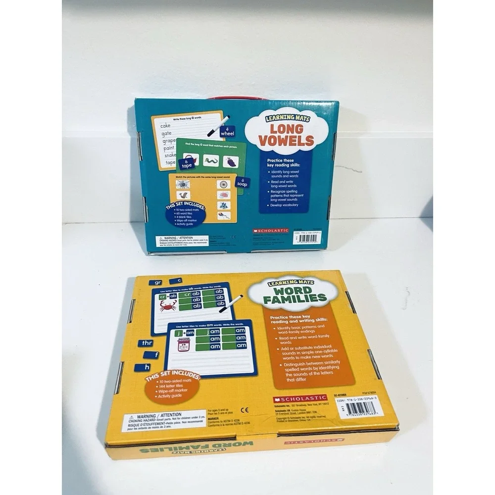 LEARNING PUZZLES: LONG‎ VOWELS AND WORD FAMILIES K-2